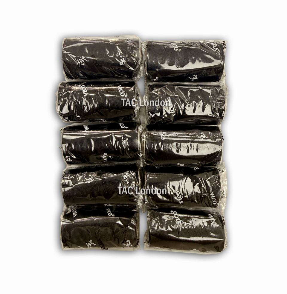 Pack of 10 Black Silk Embroidery Thread Spools Best Quality Thread Spools