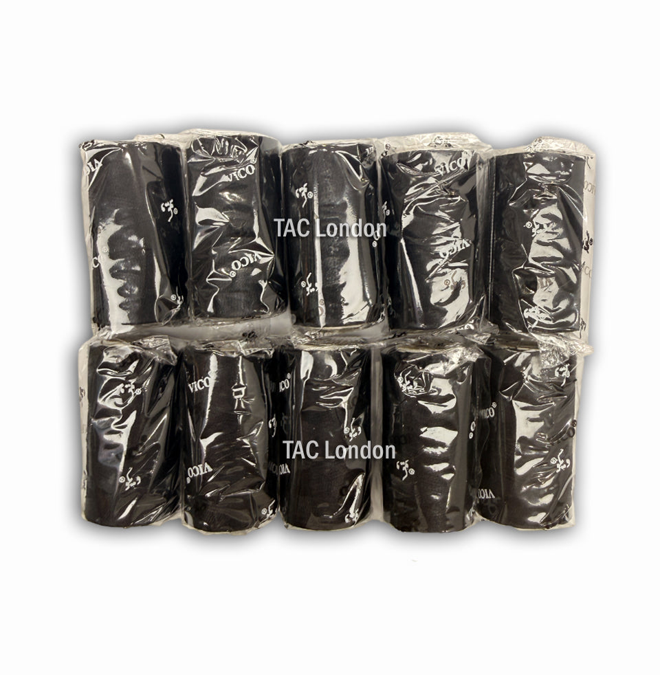 Pack of 10 Black Silk Embroidery Thread Spools Best Quality Thread Spools