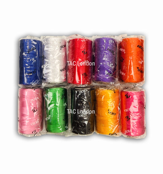 Pack of 10 Colours Silk Embroidery Thread Spools Best Quality Thread Spools